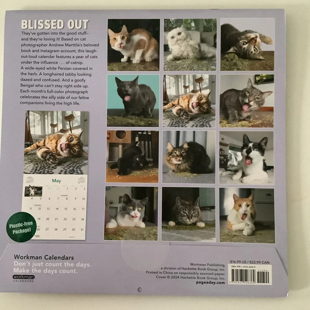 Cat calendar